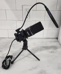Tkgou M799B Black Usb Recording & Streaming Microphone Kit W/ Stand Pop Filter. Fixed Price $20.00.