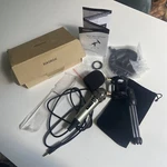 Xiaokoa Portable Mini Condenser Microphone M3 Stand Acoustic Pop Filter Cover. Fixed Price $14.88.
