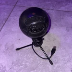 Blue Snowball Usb Condenser Microphone Black Cardioid Adjustable Stand. Fixed Price $20.00.