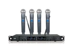Gtdaudio Uhf Wireless Microphone System With 4 Metal Hand Held Mics. Fixed Price $216.23.