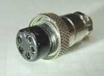 Pin Inline Microphone Jack Female Mobile Connector Cb Ham Philmore 61-605B. Fixed Price $7.99.