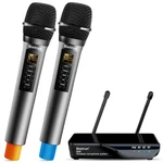 Bietrun Wireless Microphone With Echo/treble/bass, Uhf 160FT Range, Dual .... Fixed Price $87.71.