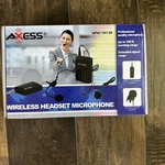 Axess Wireless Headset Microphone Mpwl 1507-BK. Fixed Price $17.99.