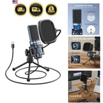 TC-777 Podcast Microphone, Usb Computer Cardioid Condenser Pc Mic.... Fixed Price $46.27.