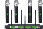 Gtd Audio Uhf 4X800 Wireless Microphone System - Handheld Mics, 450FT Range. Fixed Price $531.99.