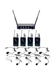 Vocopro DIGITAL-QUAD-B4-4CHANNEL Wireless Hybrid Headset/lapel Microphone System. Fixed Price $265.00.