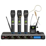 Avtronics 3 Handhelds, 1 Lapel Mic Plus Pro Earworn Rack Mount Ears. Fixed Price $457.00.