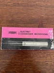 Superscope Electret Condenser Microphone EC-1 Black And Silver. Fixed Price $25.00.