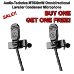 Audio-technica MT830MW Buy Get Free Condenser Lav Microphone Black 3.5MM. Fixed Price $44.99.