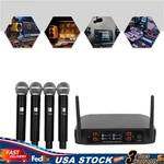 Handheld Dynamic Dj Pro Audio Vocal Karaoke Cordless Microphones Four Pack. Fixed Price $65.08.