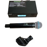 Shure GLXD24R+/B58 Dual Band Pro Digital Wireless Microphone System, Black. Fixed Price $631.99.