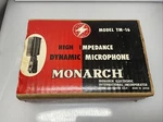 Vintage 1960'S Monarch TM-16 Dynamic Microphone. Untested. Sold As-is.. Fixed Price $112.50.