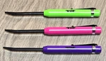 Vim Tools 3PC Mini Pry Bar Set W/pocket Clip & Magnet Green, Pink, Purple. Fixed Price $32.54.