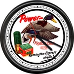 Remington Duck Hunting Hunter Shot Gun Shells Dealer Sign Wall Clock. Fixed Price $26.95.