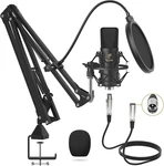 Xlr Condenser Microphone, Tonor Professional Cardioid Studio Kit TC20. Fixed Price $90.99.