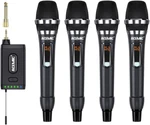 Uhf Wireless Microphone System 4-CHANNEL Cordless With Handheld Dynamic. Fixed Price $333.99.