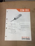 Sony ECM-95S Original Service Manual. Fixed Price $8.21.