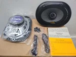 Open Box Logic Soundlab 250 Max Watt 5"X7"/6"X8" 2-WAY High Power Speakers. Fixed Price $29.99.