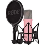 Rode NT1 Signature Series Condenser Microphone With Stand - Pink. Fixed Price $159.00.