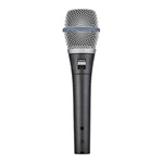 Shure Beta 87C Vocal Microphone Black Silver Built In Pop Filter Pro. Fixed Price $274.99.