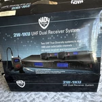 Nady 2W-1KU Uhf Wireless Dual Receiver Handheld Microphone System Black. Fixed Price $300.00.