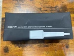 Sony F-99B Point Stereo Microphone With Case. Fixed Price $18.75.