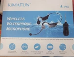Kimafun 2.4G Waterproof Fitness Headset Wireless Microphone, IP67. Fixed Price $65.00.