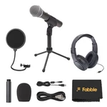Samson Q2U Recording & Podcasting Pack + Pop Filter Foam Windscreen. Fixed Price $118.95.