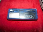 Vintage Aiwa CM-1025 Condenser Microphone Set Its Original Blue Case. Fixed Price $35.00.