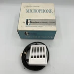 American Microphone Company 39A-848 White Square Plastic Handheld Wired. Fixed Price $49.99.