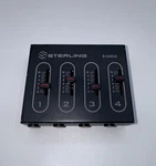 Sterling S104HA Compact 4-CHANNEL Headphone Amp. Power Cable. Not Tested!!!. Fixed Price $18.99.