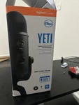 Blue Yeti Usb Microphone Black Cardioid Mute Button Adjustable Stand. Fixed Price $40.00.