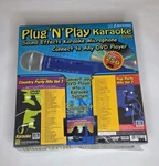 Emerson Plug N' Play Karaoke System W/ Sound Effects Microphone & 250 Songs Dvds. Fixed Price $149.99.