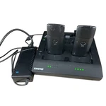 2 Shure MXW6/C Z10 Boundary Transmitters W/ MXWNCS4 Battery Charger. Fixed Price $124.99.