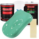 Light Aqua Acrylic Lacquer Gallon Auto Paint Kit, Medium Thinner. Fixed Price $403.99.