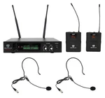 Rockville RWM81U Dual Uhf Headset & Guitar Wireless Microphone System W/lcd. Fixed Price $94.95.