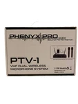 Phenyx Pro PTV-1 Vhf Single Wireless Microphone System Open Box. Fixed Price $65.31.