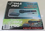 Dual Function Wireless/wired Microphone System Black PDWM100 Handheld Audio. Fixed Price $9.99.