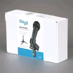 Stagg SUM20 Usb Dynamic Cardiod Microphone With Desktop Stand, Holder, Cable. Fixed Price $39.97.