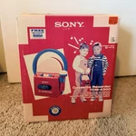 Sony My First Cassette Recorder TCM-4300 Red Blue Yellow W/ Microphone. Fixed Price $50.00.