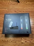 Fifine Uhf Dual Channel Wireless Handheld Microphone, Easy-to-use Karaoke M-K036. Fixed Price $35.99.