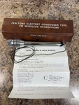 Vintage Fen-tone Electret Condenser Type Fm Wireless Microphone F88-1952. Fixed Price $59.99.