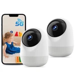 2K 360 Pan-tilt Indoor Security Camera With 5/2.4GHZ WIFI,2-WAY Audio 2PACK. Fixed Price $29.99.