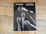 Original Technics Hi-fi Microphone RP-3500E/3540E/3330/3210E Dealer Brochure. Fixed Price $15.95.