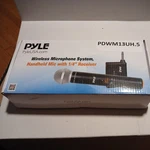 Pyle Wireless Portable Microphone System Handheld 1/4" Receiver Nib!!!. Fixed Price $68.00.