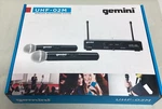 Gemini UHF-02M 2-CHANNEL Wireless Handheld Microphone System S12. Fixed Price $65.00.
