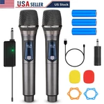 Pro Uhf Wireless Microphone System Set Dual Handheld Rechargeable Karaoke Gift. Fixed Price $23.49.