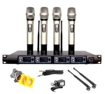 4 Channel Uhf Pro Audio Wireless Microphone System Handheld Metal Dynamic. Fixed Price $119.99.