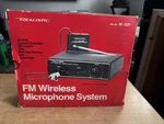 Vtg Radio Shack Pro-performance Fm Wireless Lavalier Microphone System 32-1221. Fixed Price $19.99.