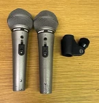 Shure 588SD Unisphere B Dynamic Microphone Pair. Fixed Price $39.99.